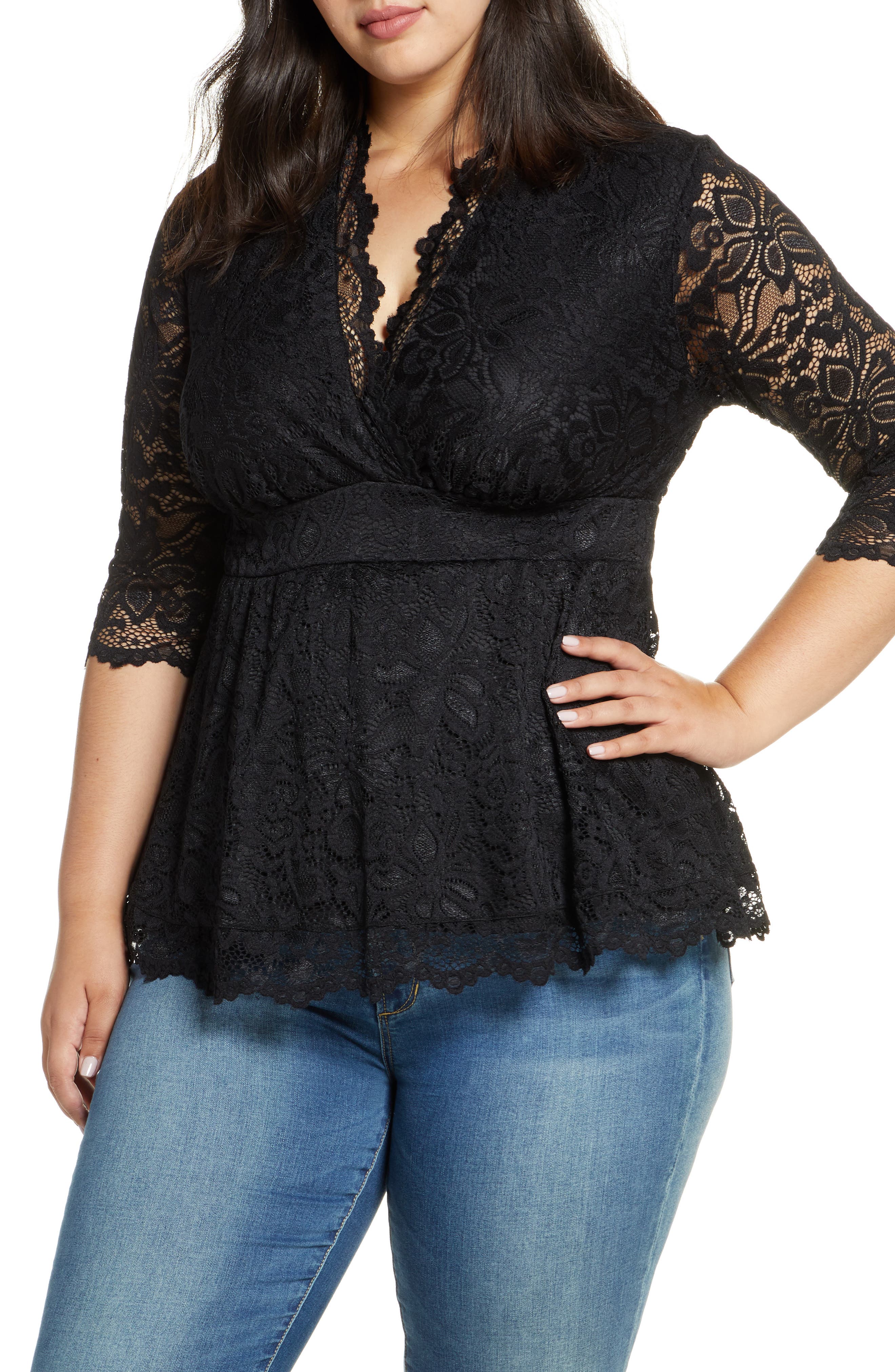 Lace Plus-Size Tops for Women | Nordstrom